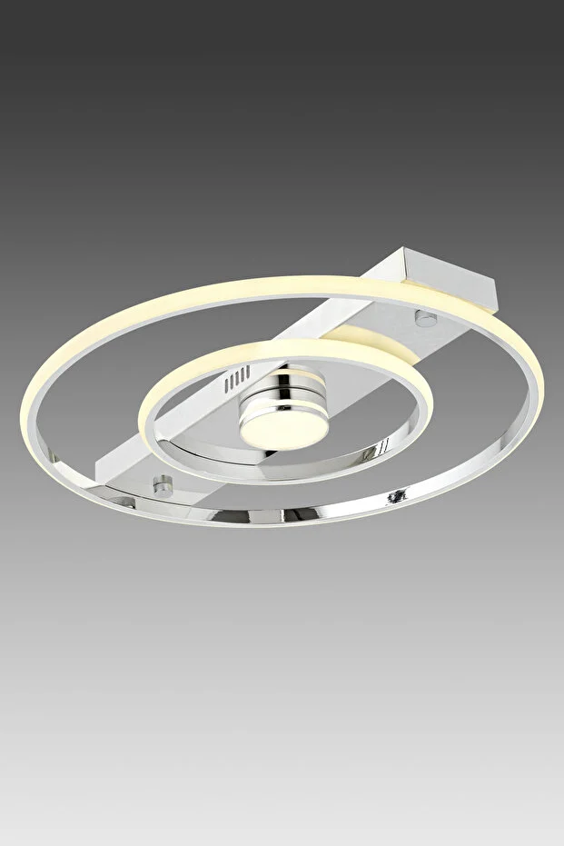 Alfa 45 Cm 3 Işık Mod’lu Modern Salon Mutfak Yatak Odası Led Avizesi